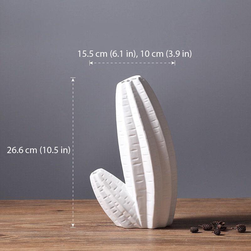 Hom & Ember – Modern Ceramic Cactus Vases - Hom & Ember