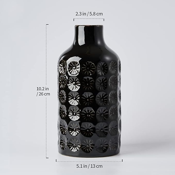 Hom & Ember – Modern Ceramic Porcelain Vase - Hom & Ember