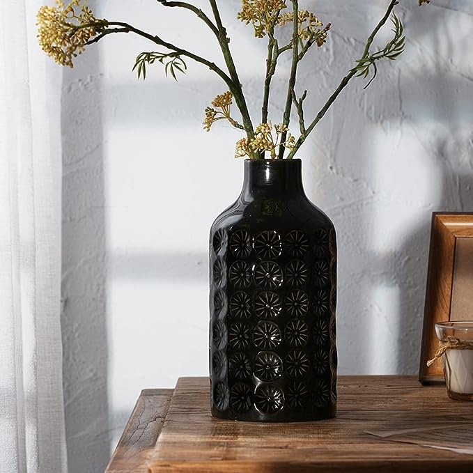 Hom & Ember – Modern Ceramic Porcelain Vase - Hom & Ember