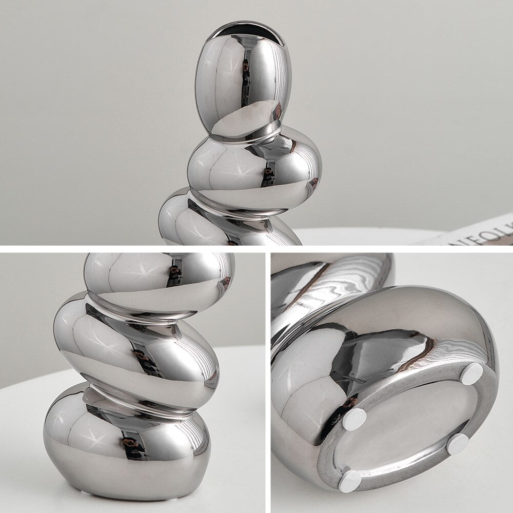 Hom & Ember – Modern Cobble Ceramic Vase - Hom & Ember