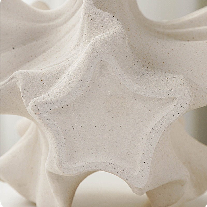 Hom & Ember – Modern Frosted Ceramic Vase - Hom & Ember