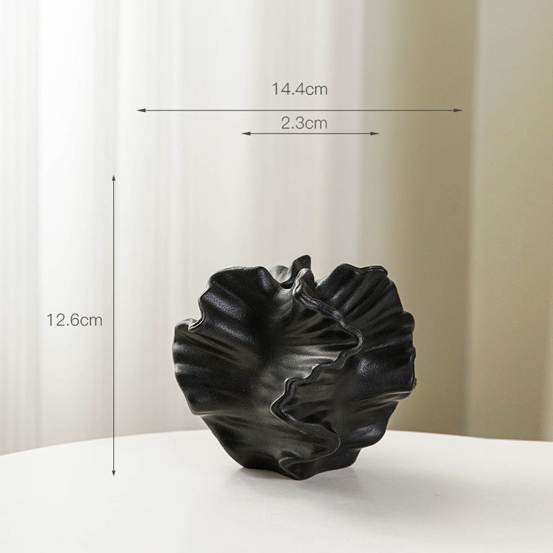 Hom & Ember – Modern Frosted Ceramic Vase - Hom & Ember