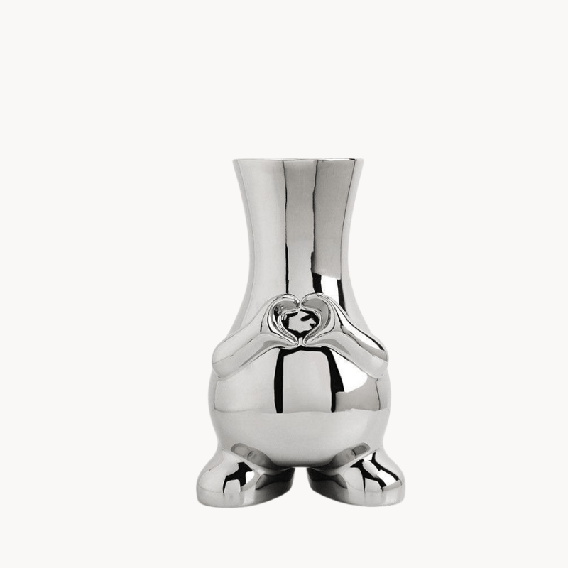 Hom & Ember – Modern Monochrome Art Vase - Hom & Ember