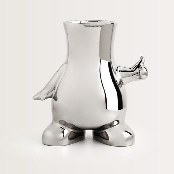 Hom & Ember – Modern Monochrome Art Vase - Hom & Ember