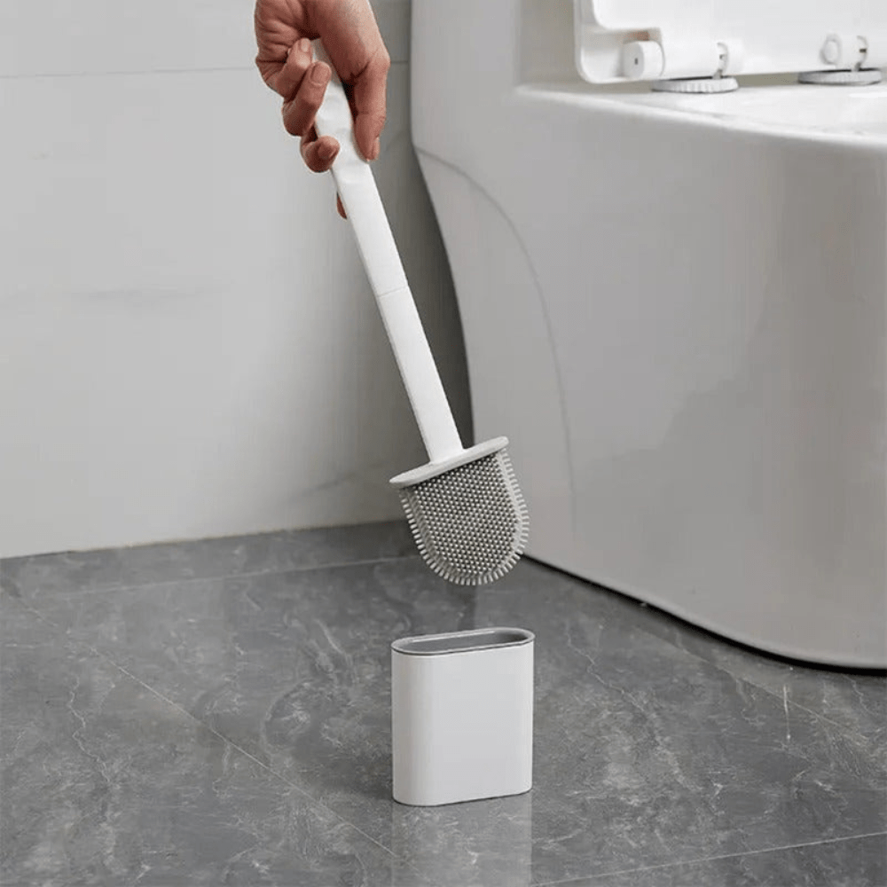 Hom & Ember – Modern Silicone Toilet Brush for Effortless Cleaning - Hom & Ember