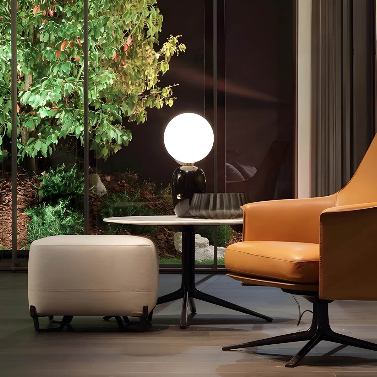 Hom & Ember – Modern Spherical Lamp - Hom & Ember