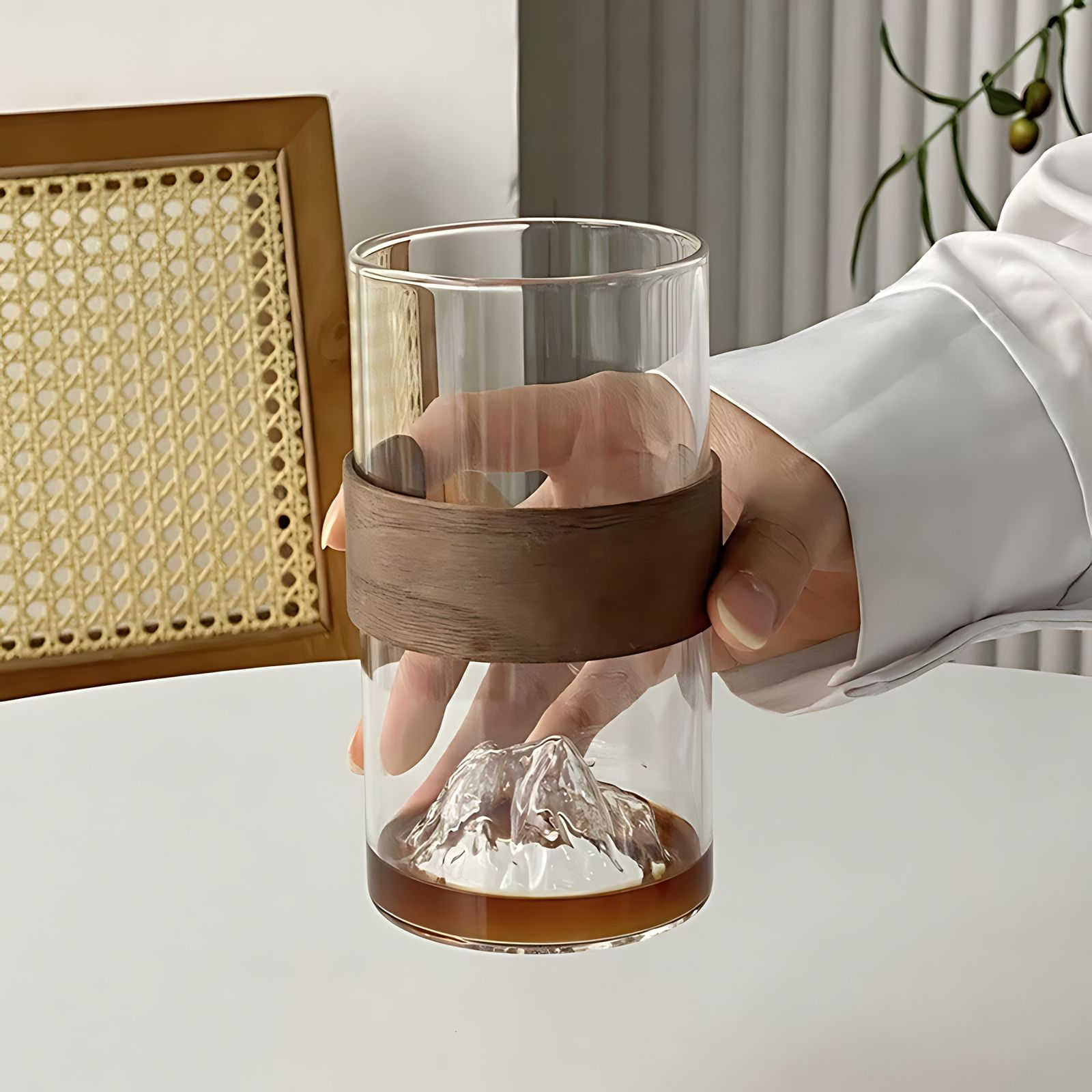 Hom & Ember – Mountain Tea & Coffee Glass - Hom & Ember