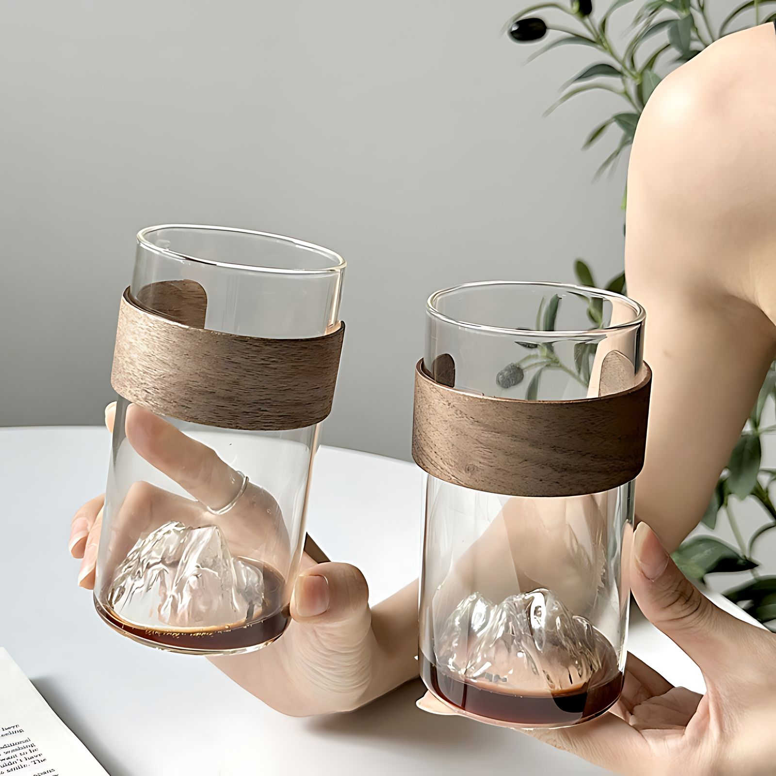 Hom & Ember – Mountain Tea & Coffee Glass - Hom & Ember