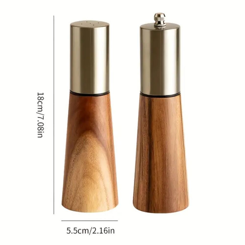 Hom & Ember – Naturewood Spice Grinder for a Rustic Kitchen Charm - Hom & Ember