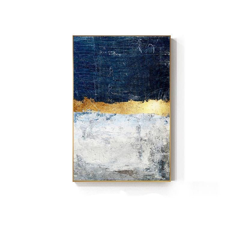 Hom & Ember – Navy Stretched Canvas - Hom & Ember