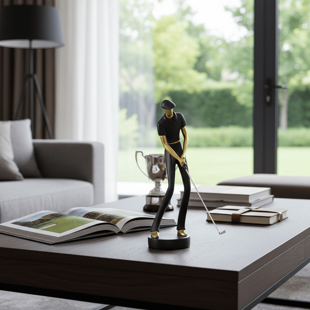 Hom & Ember – Nordic Abstract Golfer Sculptures for a Sophisticated Touch - Hom & Ember