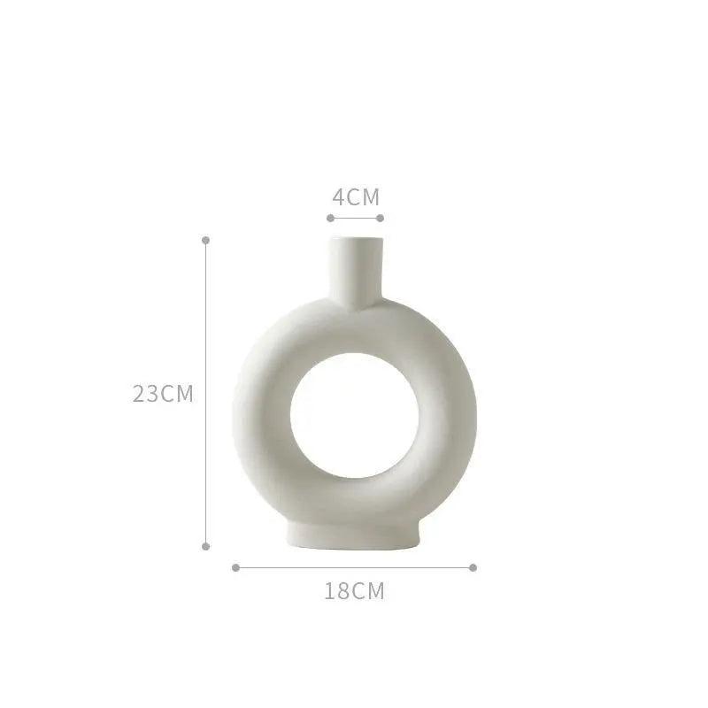 Hom & Ember – Nordic Ceramic Vase - Hom & Ember