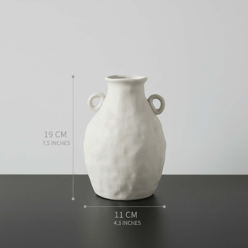 Hom & Ember – Nordic Ceramic Vase - Hom & Ember