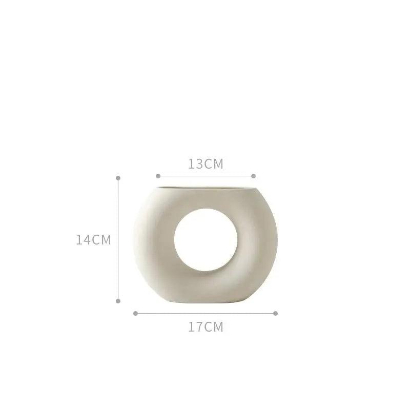 Hom & Ember – Nordic Ceramic Vase - Hom & Ember