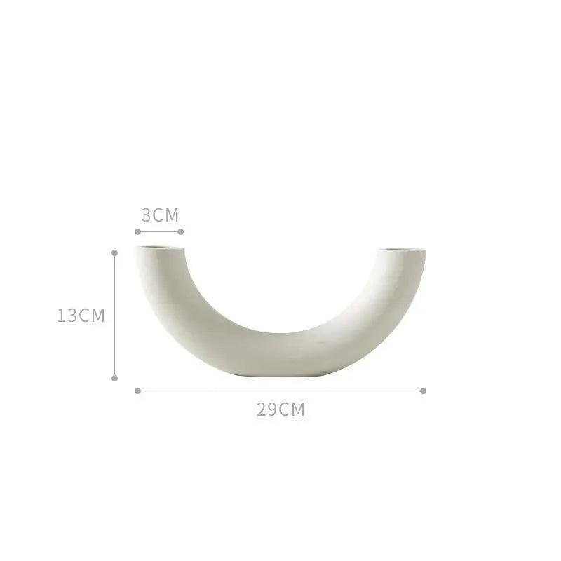 Hom & Ember – Nordic Ceramic Vase - Hom & Ember