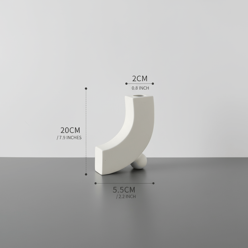 Hom & Ember – Nordic Ceramic Vase - Hom & Ember