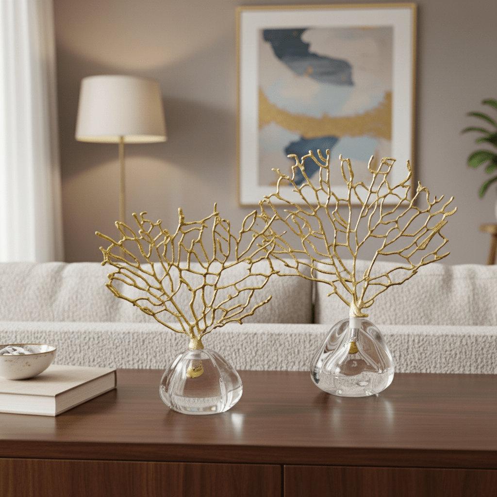 Hom & Ember – Nordic Coral Sculpture for a Serene Scandinavian Touch - Hom & Ember