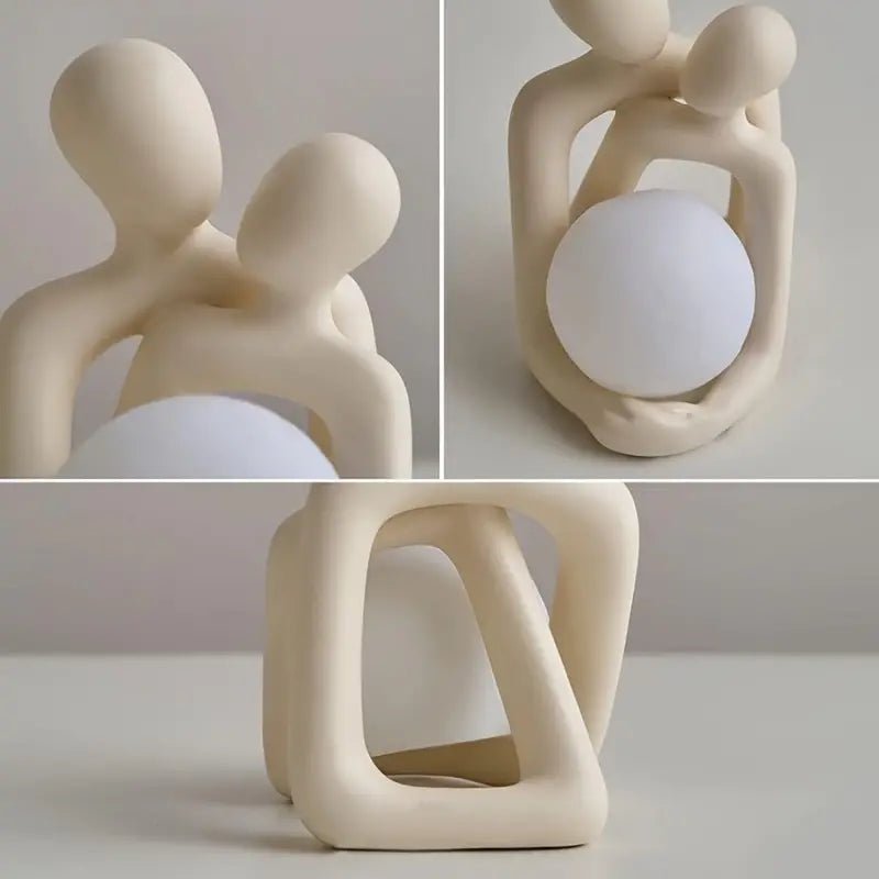 Hom & Ember – Nordic Couple Sculpture - Hom & Ember