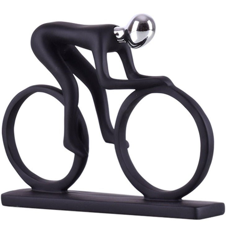 Hom & Ember – Nordic Cyclist Sculpture - Hom & Ember
