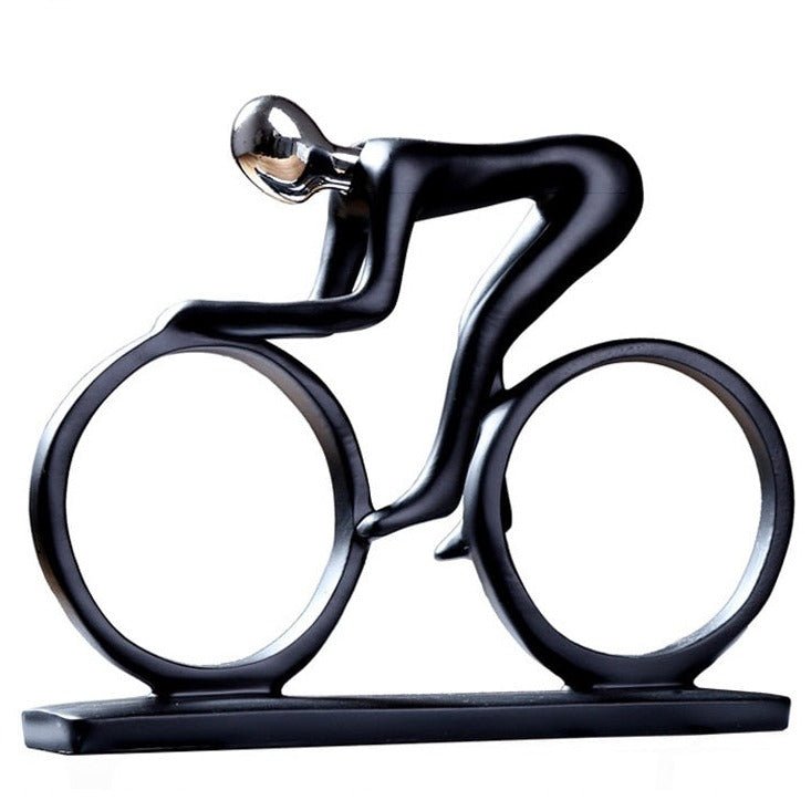Hom & Ember – Nordic Cyclist Sculpture - Hom & Ember