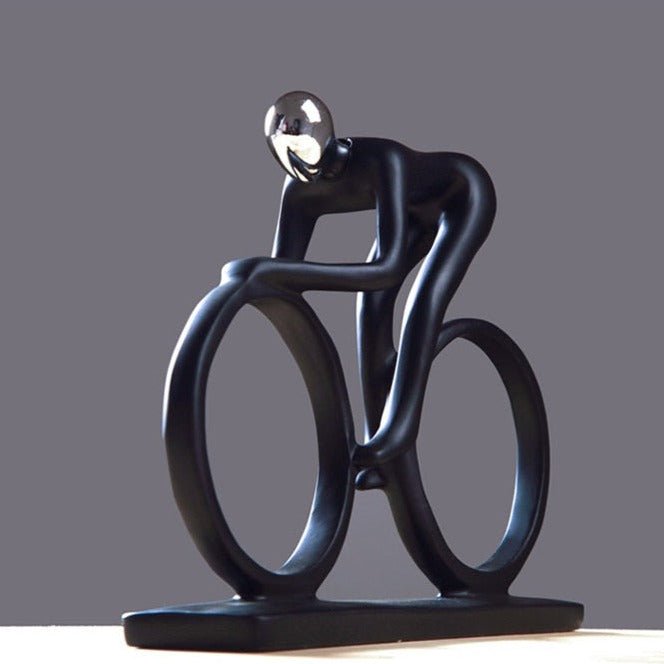 Hom & Ember – Nordic Cyclist Sculpture - Hom & Ember