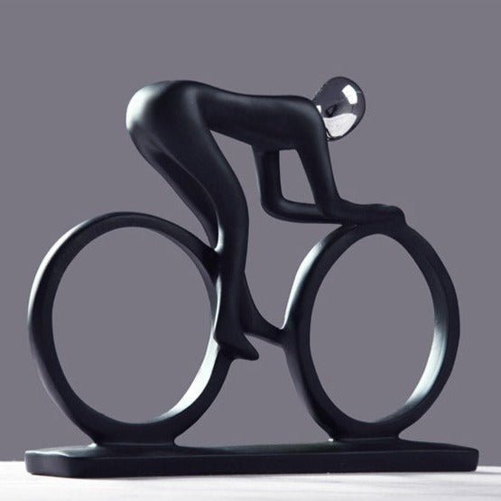 Hom & Ember – Nordic Cyclist Sculpture - Hom & Ember
