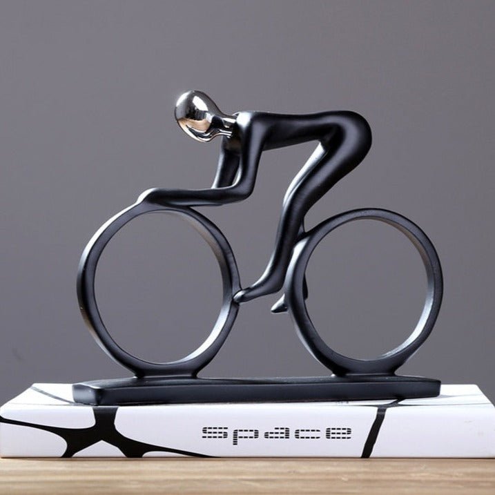 Hom & Ember – Nordic Cyclist Sculpture - Hom & Ember