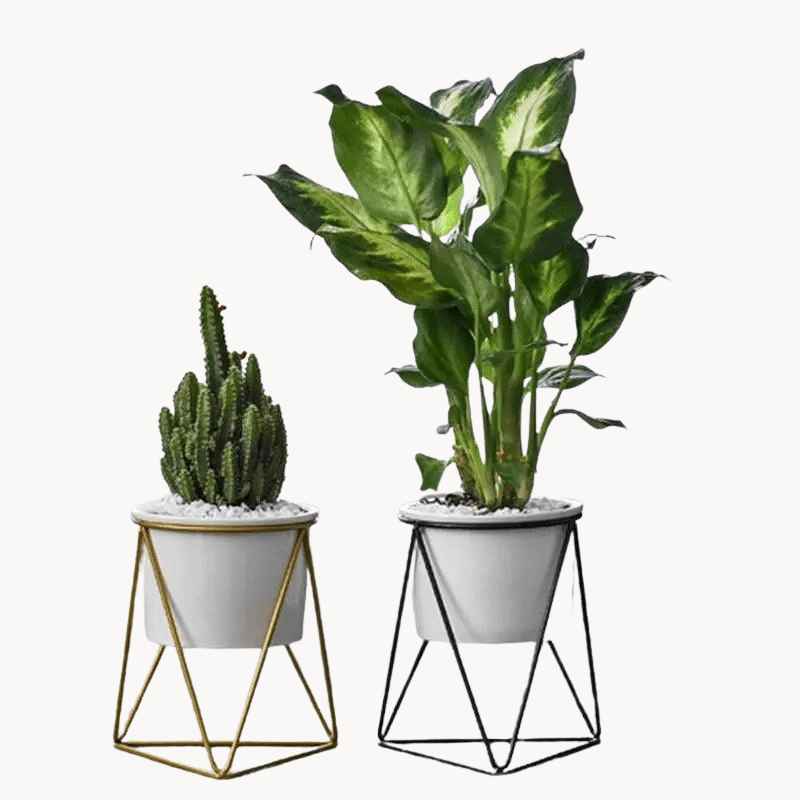 Hom & Ember – Nordic Geometric Shelf - Hom & Ember