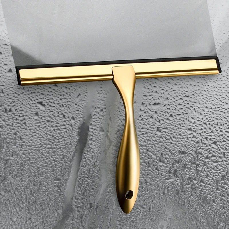 Hom & Ember – Nordic Stainless Steel Shower Squeegee for a Sleek Bathroom Finish - Hom & Ember