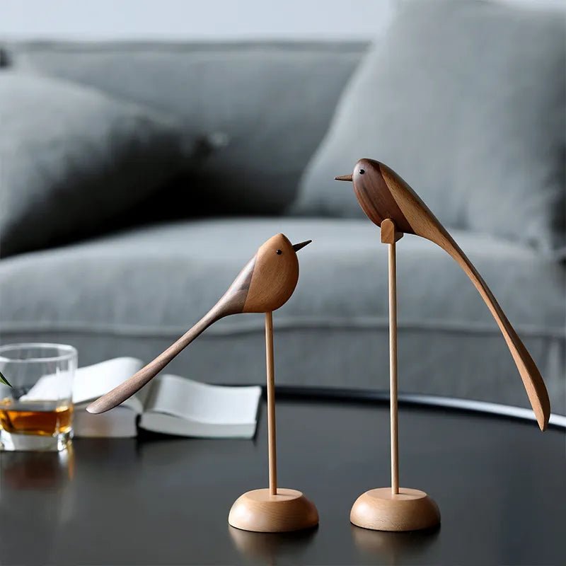 Hom & Ember – Nordic Wooden Bird Sculptures for a Serene Scandinavian Touch - Hom & Ember