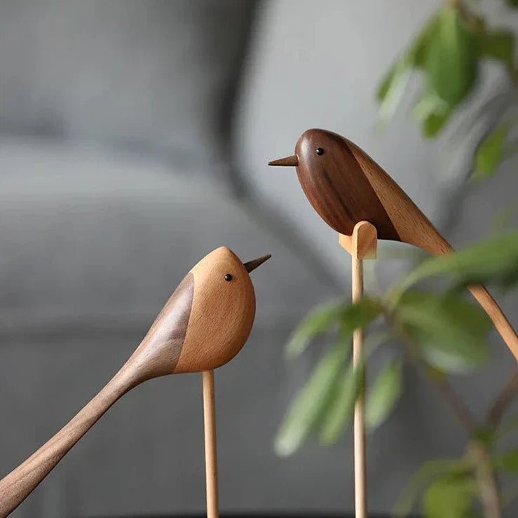 Hom & Ember – Nordic Wooden Bird Sculptures for a Serene Scandinavian Touch - Hom & Ember