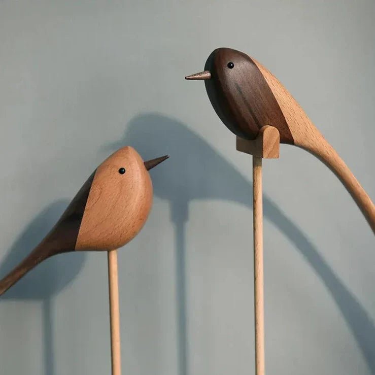 Hom & Ember – Nordic Wooden Bird Sculptures for a Serene Scandinavian Touch - Hom & Ember