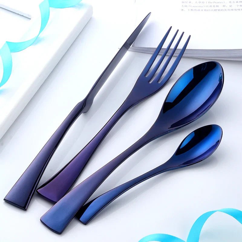 Hom & Ember – Oceano Cutlery Set for a Nautical Dining Experience - Hom & Ember