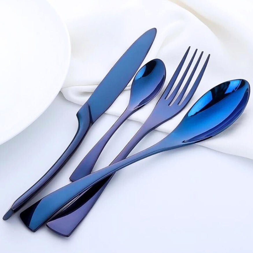 Hom & Ember – Oceano Cutlery Set for a Nautical Dining Experience - Hom & Ember