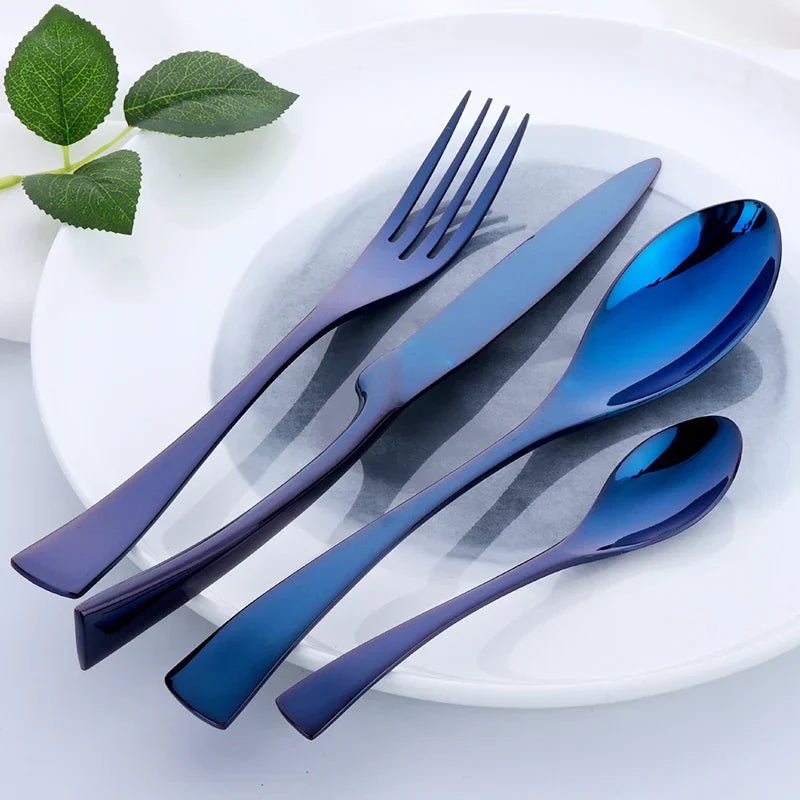 Hom & Ember – Oceano Cutlery Set for a Nautical Dining Experience - Hom & Ember