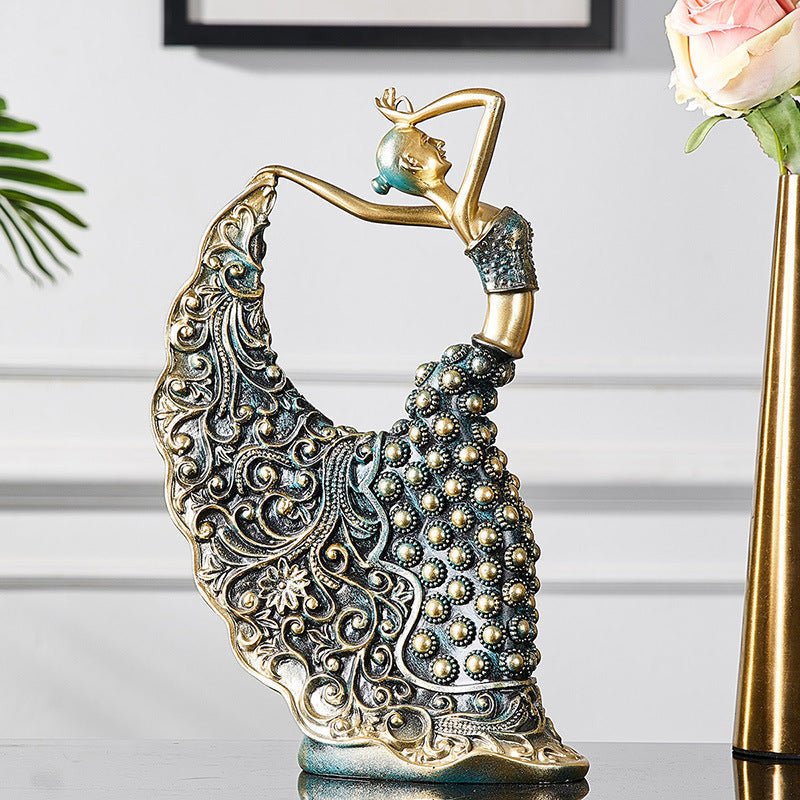 Hom & Ember – Peacock Dancer Figurines for an Elegant Touch - Hom & Ember