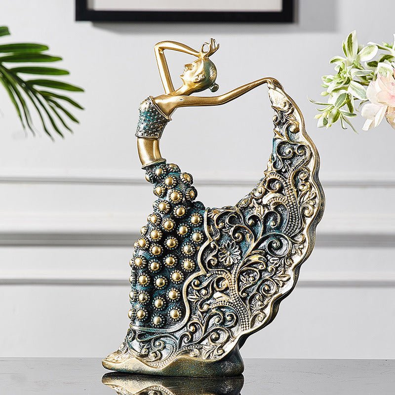 Hom & Ember – Peacock Dancer Figurines for an Elegant Touch - Hom & Ember