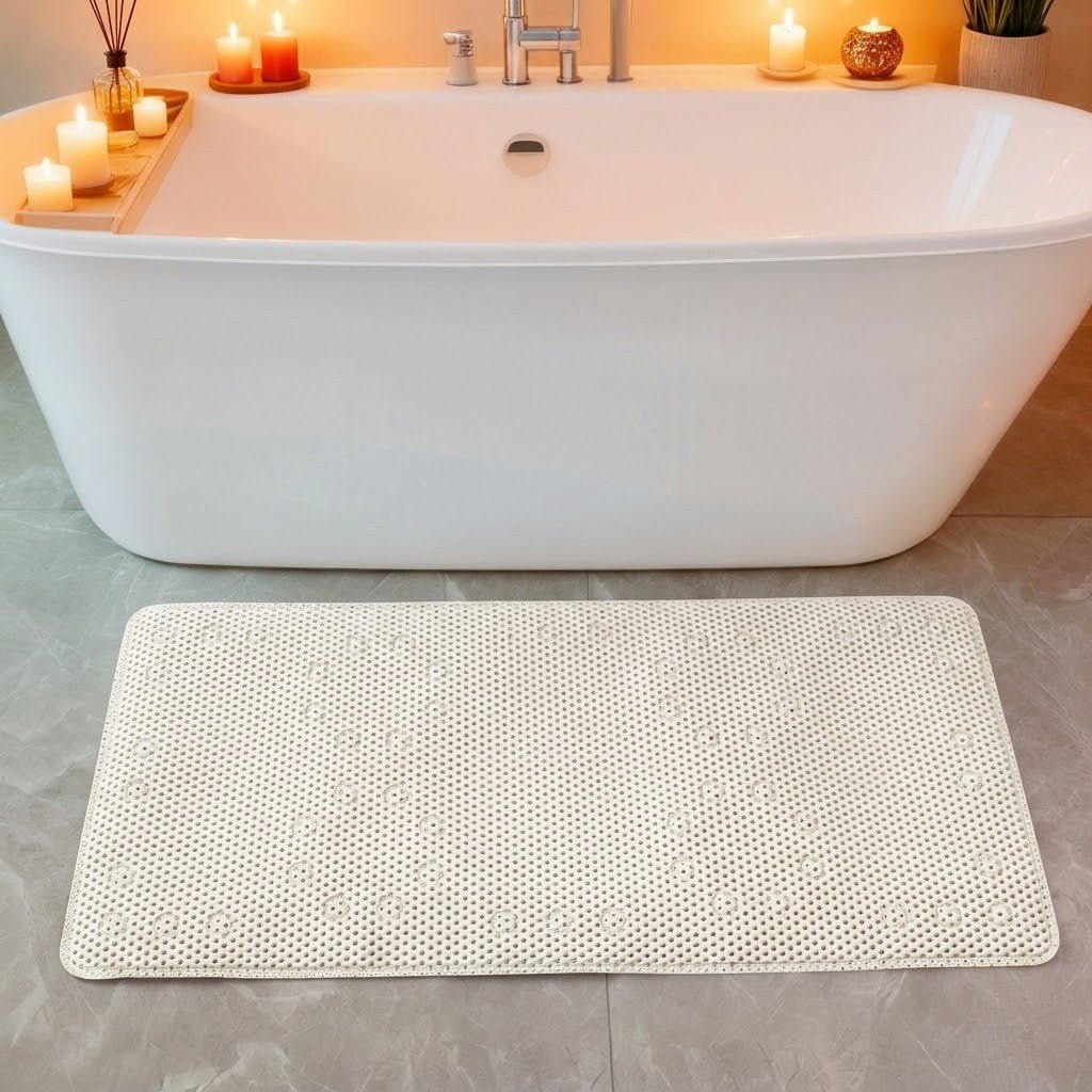 Hom & Ember – Plush Non - Slip Bath Mat for a Luxurious Bathroom Experience - Hom & Ember