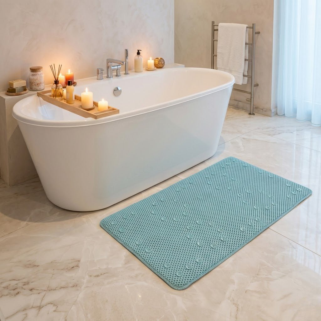 Hom & Ember – Plush Non - Slip Bath Mat for a Luxurious Bathroom Experience - Hom & Ember