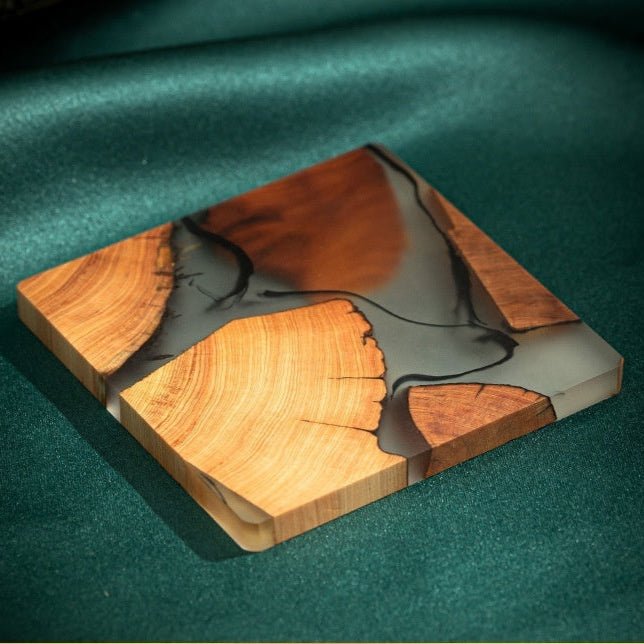 Hom & Ember – Resin Coaster Set - Hom & Ember
