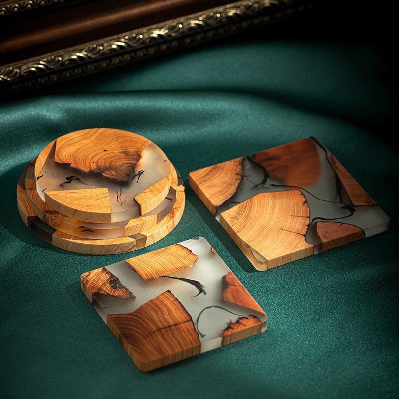 Hom & Ember – Resin Coaster Set - Hom & Ember