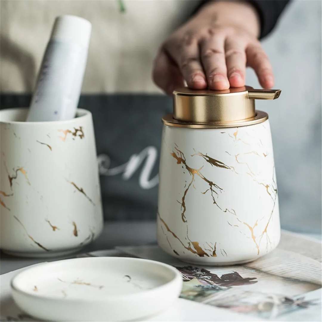 Hom & Ember – Scandinavian Bathroom Set for Stylish Serenity with Timeless Charm - Hom & Ember