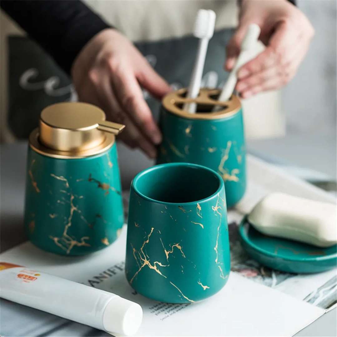 Hom & Ember – Scandinavian Bathroom Set for Stylish Serenity with Timeless Charm - Hom & Ember