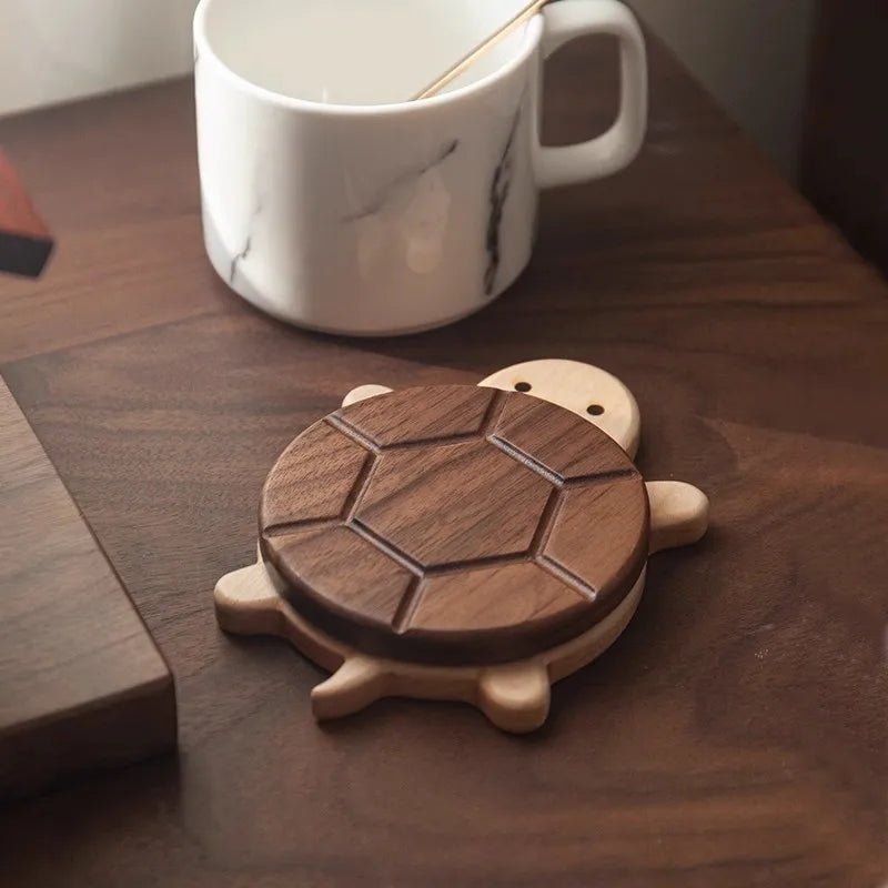Hom & Ember – Shellter Coaster Set of 4, for a Stylish Tabletop Display - Hom & Ember