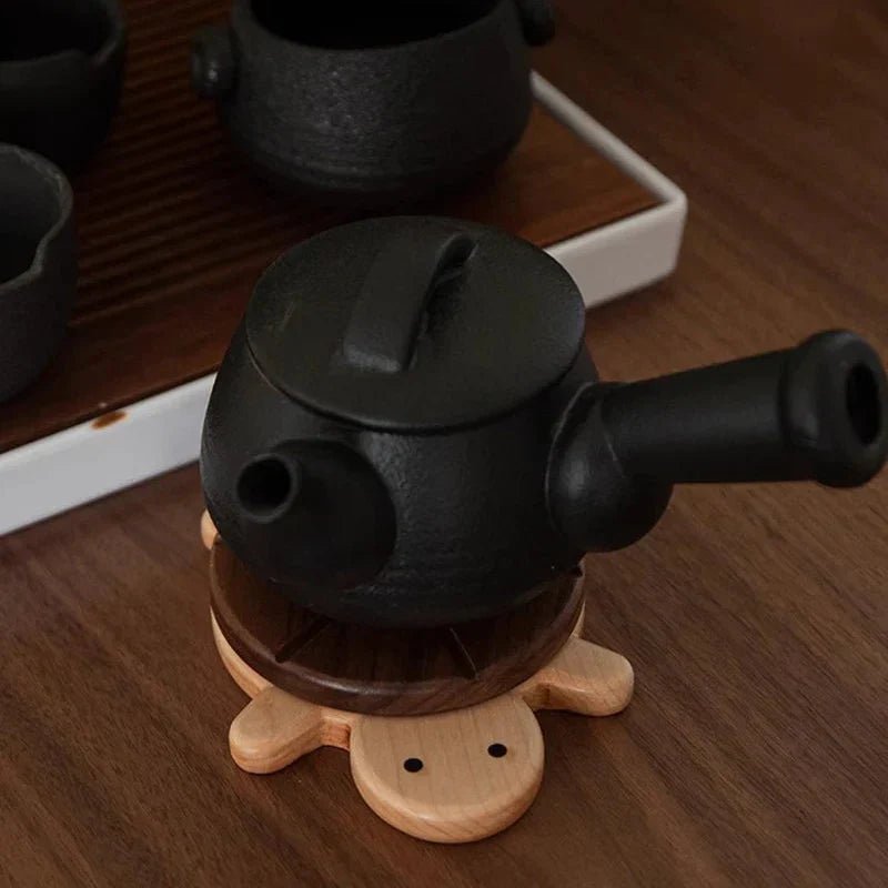 Hom & Ember – Shellter Coaster Set of 4, for a Stylish Tabletop Display - Hom & Ember