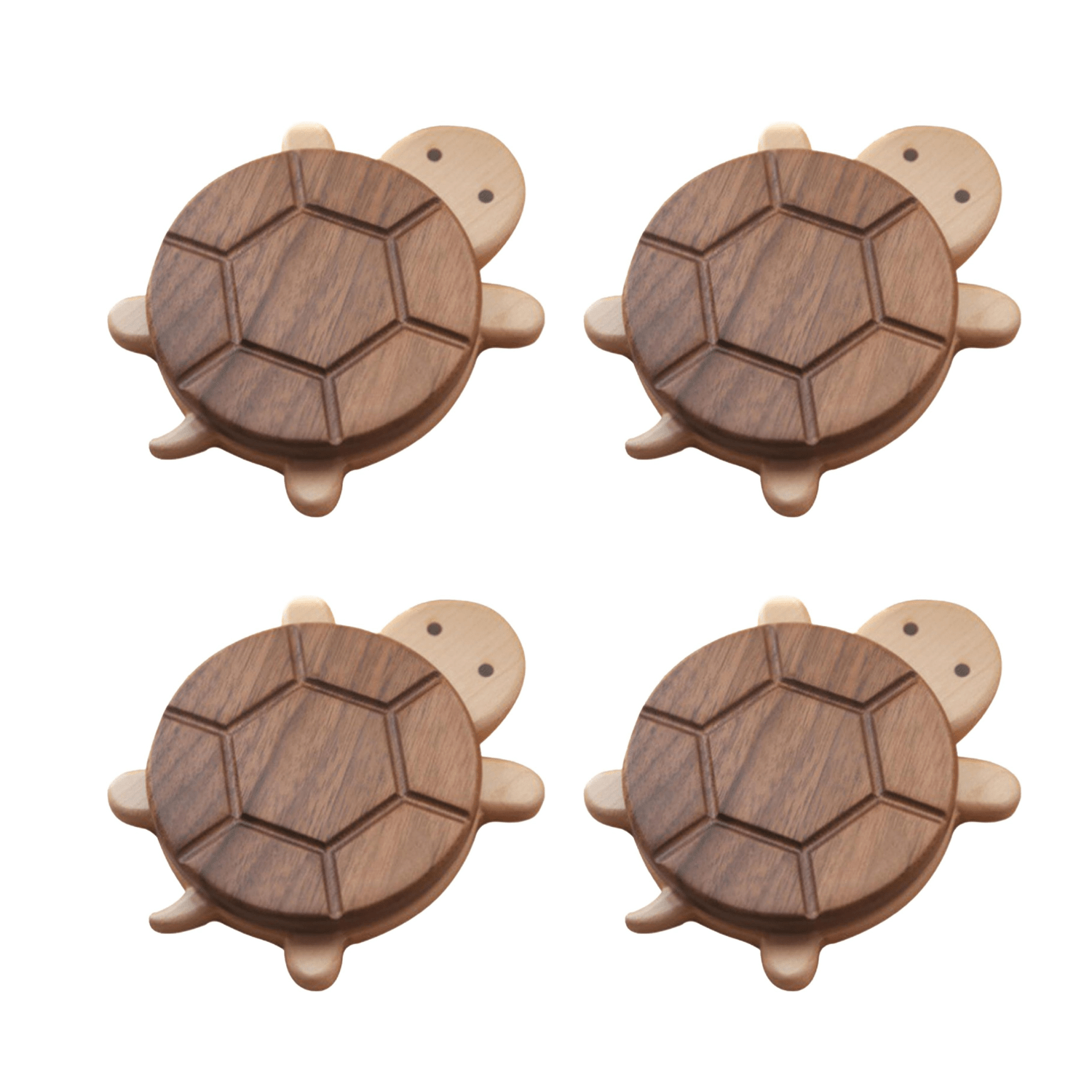 Hom & Ember – Shellter Coaster Set of 4, for a Stylish Tabletop Display - Hom & Ember