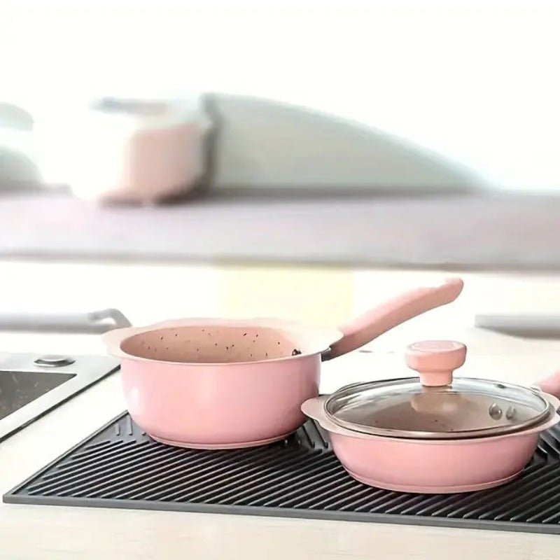 Hom & Ember – Silicone Dish Draining Mat for an Organised Kitchen - Hom & Ember