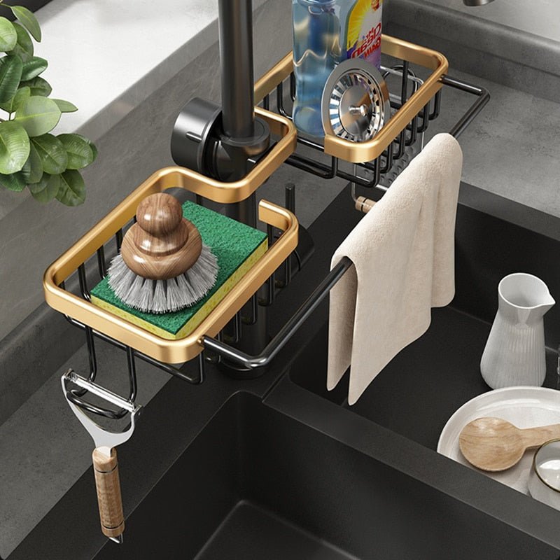 Hom & Ember – Sink and Shower Shelf for an Organised and Stylish Bathroom - Hom & Ember