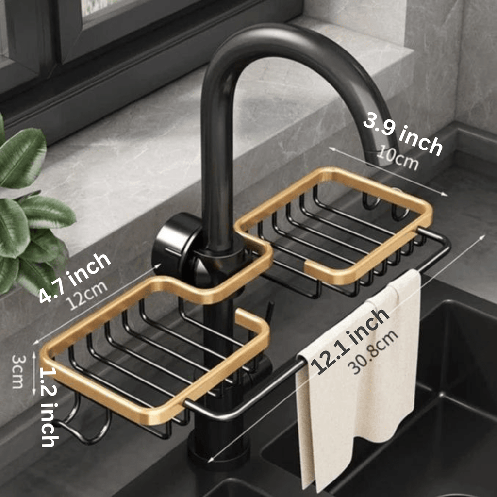 Hom & Ember – Sink and Shower Shelf for an Organised and Stylish Bathroom - Hom & Ember