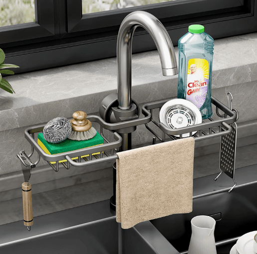 Hom & Ember – Sink and Shower Shelf for an Organised and Stylish Kitchen - Hom & Ember